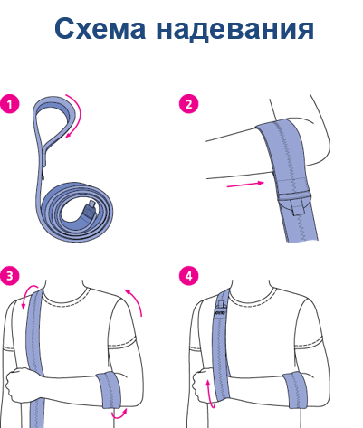 Бандаж на плечо ПП Orto, мягкая фиксация купить в OrtoMir24